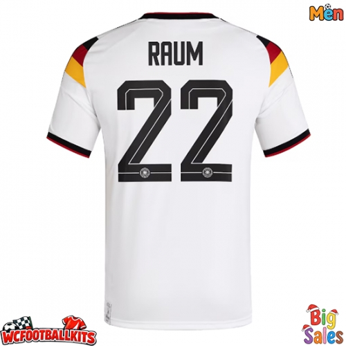 Germany David Raum #22 Replica Home Stadium Shirt World Cup 2026 Short Sleeve